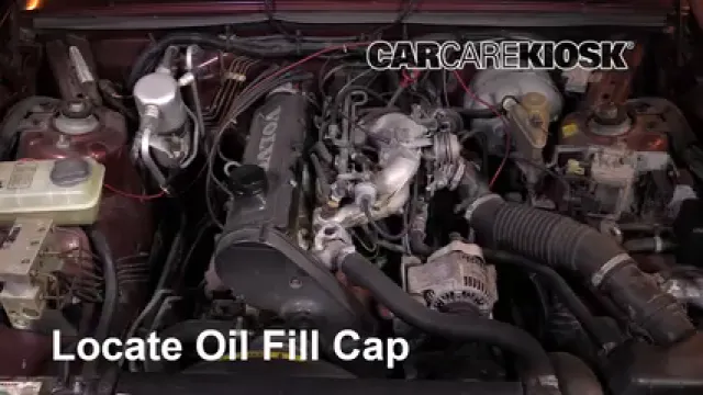 1992 Volvo 740 2.3L 4 Cyl. Wagon Aceite Agregar aceite